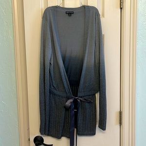 Stunning shimmering grey sweater